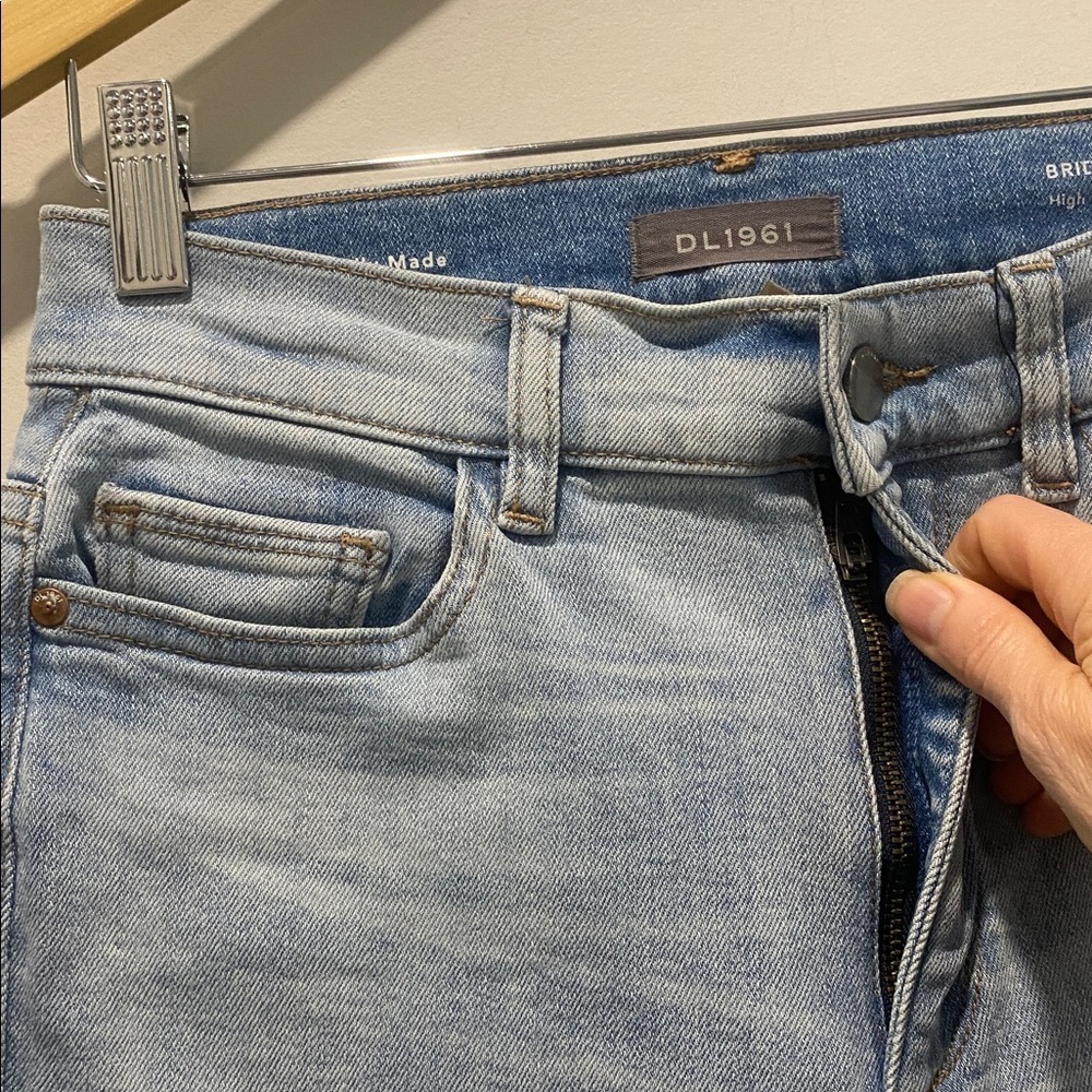 DL1961 Bridget Cropped Bootcut Jeans High Rise Wyndham Wash Size 26 - Picture 7 of 15